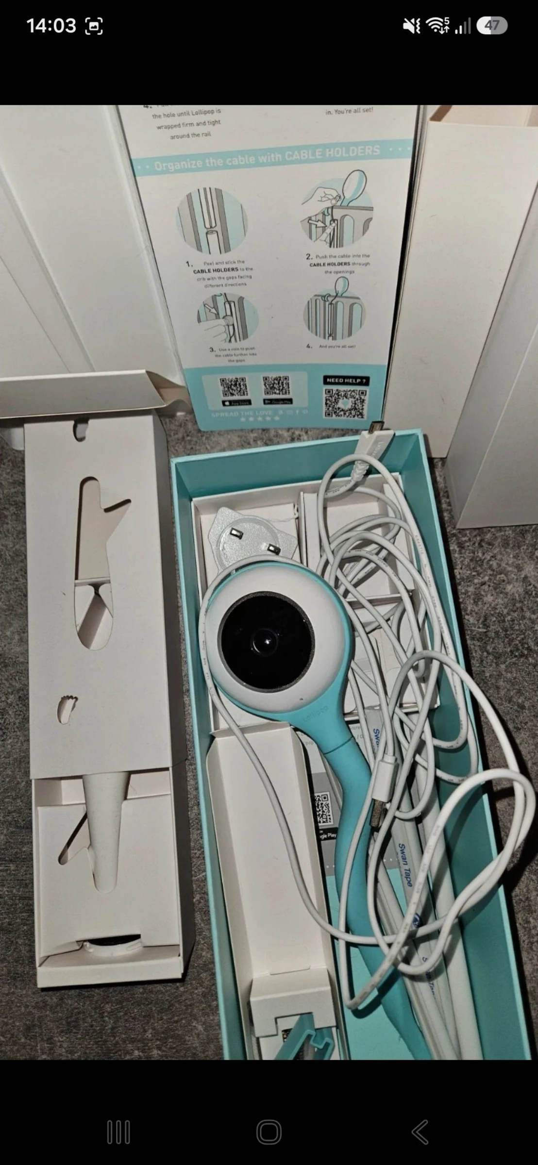 Baby phone caméra bebe lollipop en très bon état – photo 3